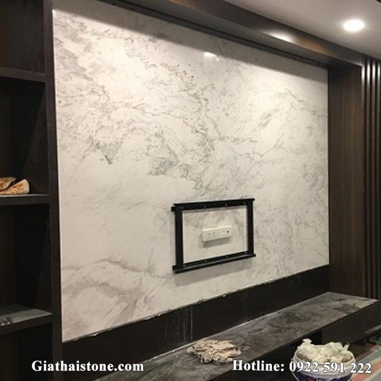 Marble trắng volakas tự nhiên nk italia - Kho Đá Gia Thái