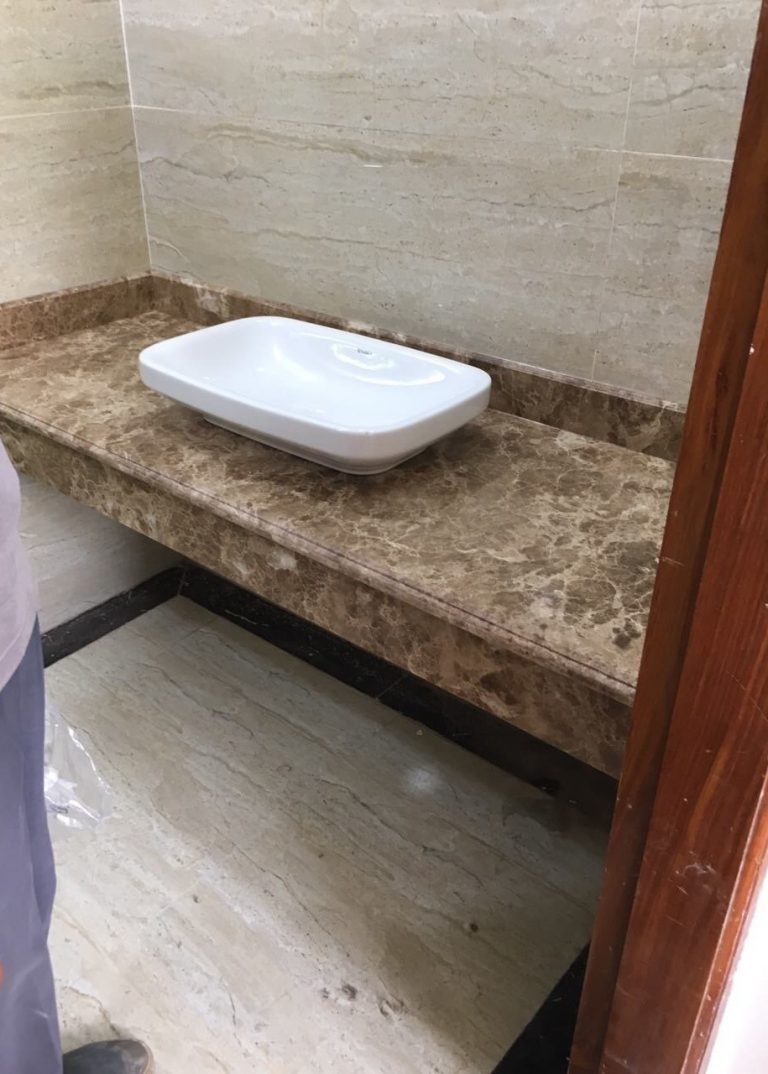 Đá Lavabo nâu cuội Tây Ban Nha - Kho Đá Gia Thái