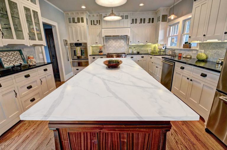 Đá bàn bếp đẹp với đá nhân tạo quartz
