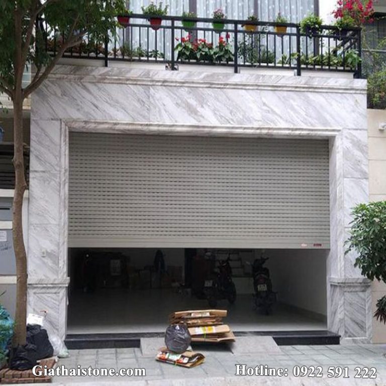 Đá ốp mặt tiền trắng hy lạp - Kho Đá Gia Thái
