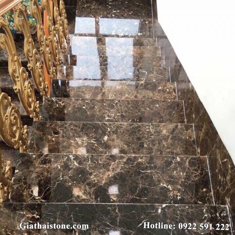 Đá cầu thang nâu tây ban nha đậm - Kho Đá Gia Thái