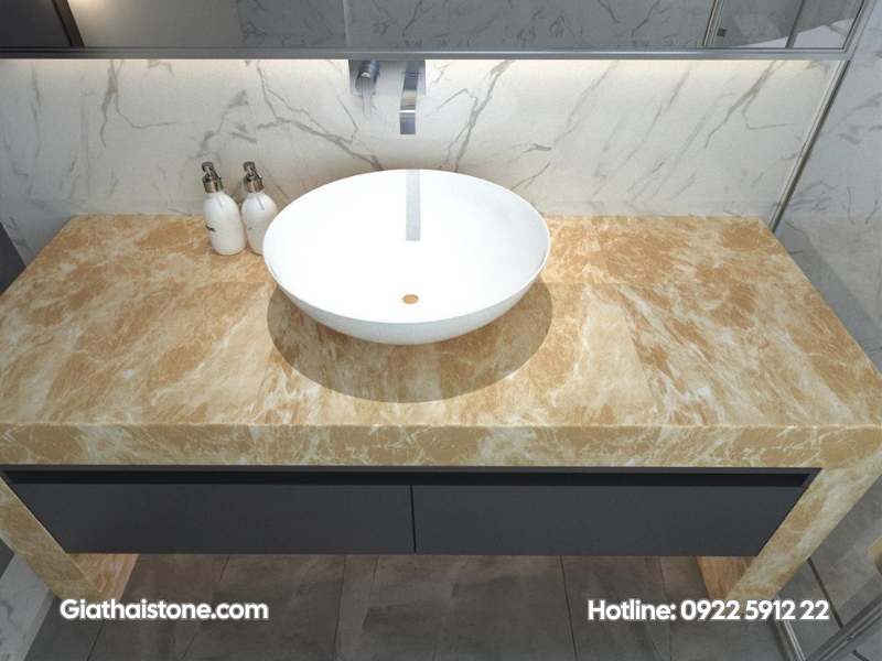 bàn đá lavabo phòng tắm