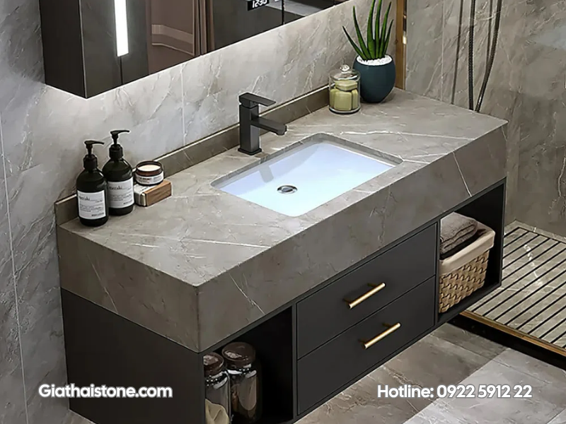 bàn đá lavabo phòng tắm