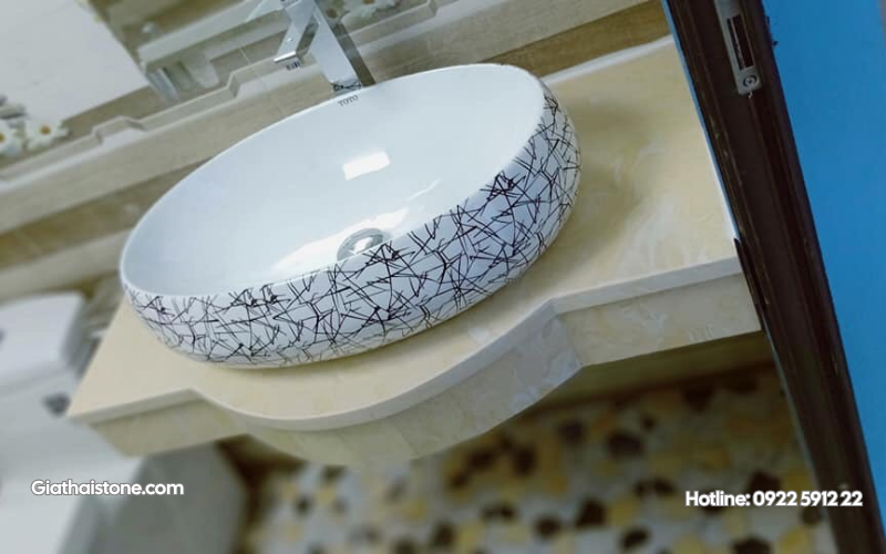 bàn đá lavabo phòng tắm
