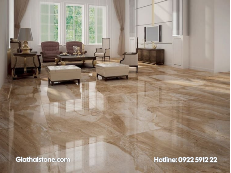 Đá Marble lát nền ốp sàn: Đẹp sang nhưng có thực sự bền?