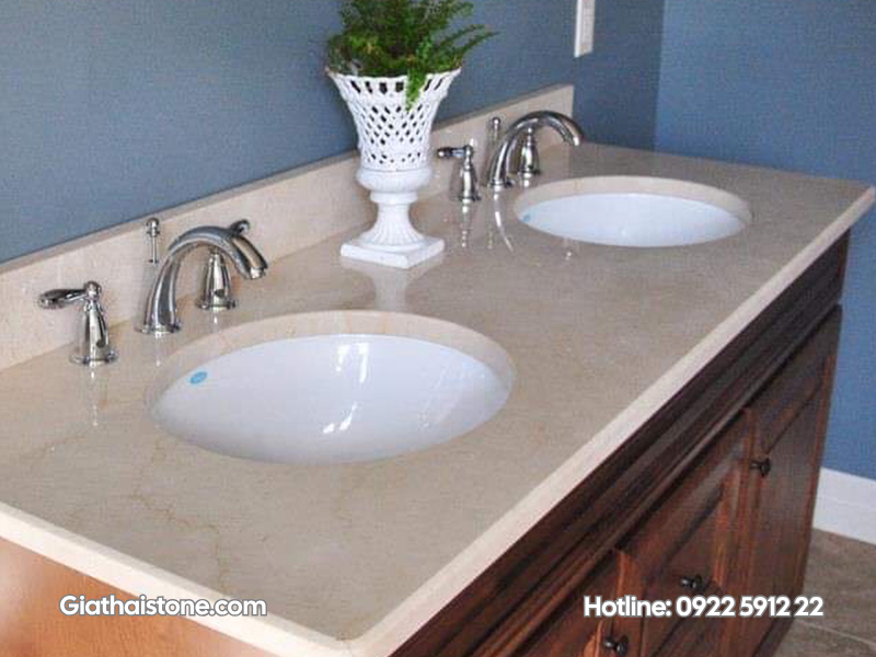 mẫu bàn đá lavabo đẹp 2026