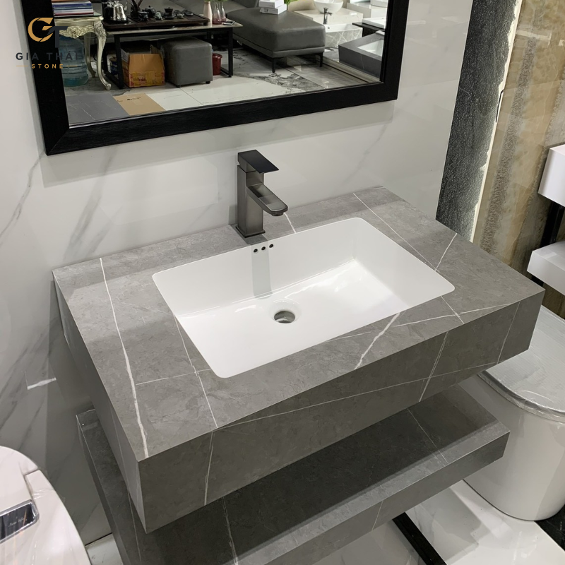 Bàn đá lavabo đôi