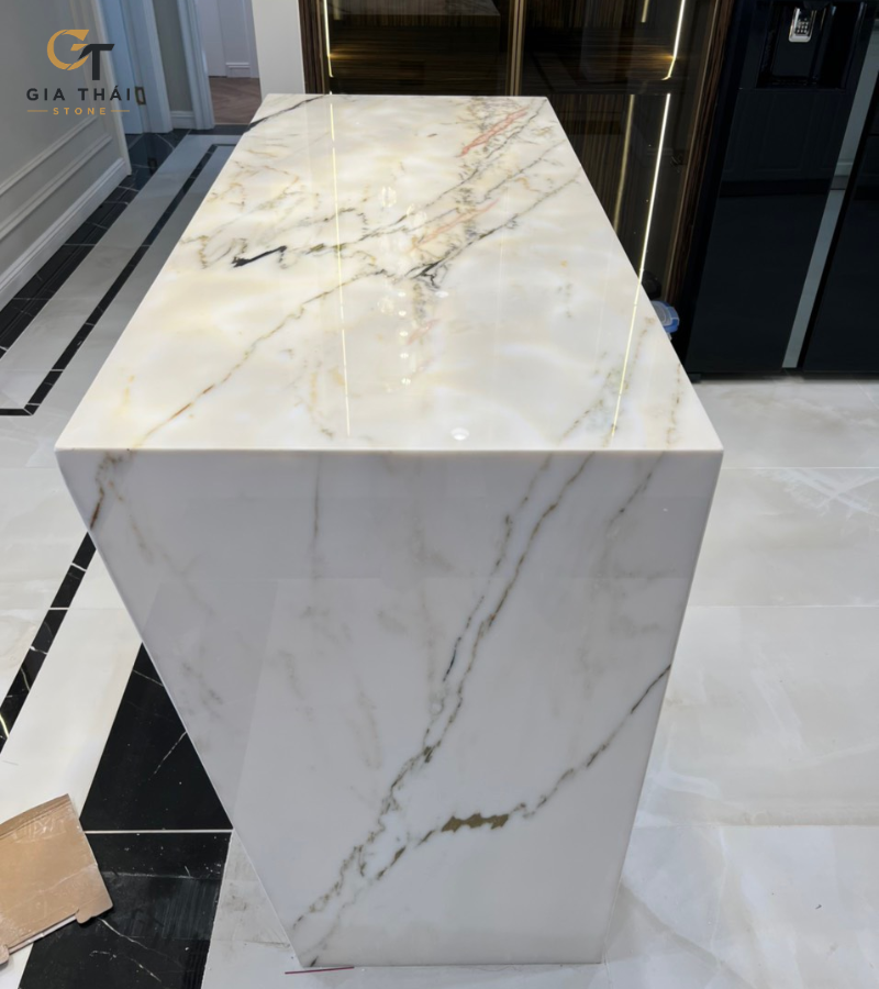 Đá Marble kem