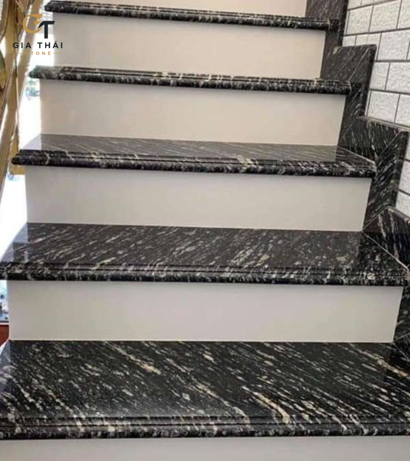 Đá ốp mặt bậc và vổ bậc cầu thang đẹp