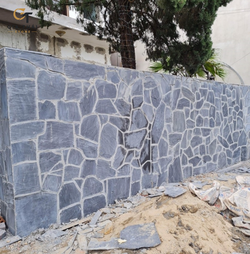 Đá ốp tường rào